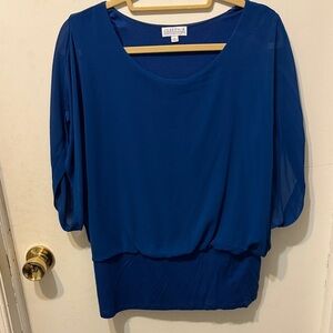 Joseph A Royal Blue Women's Blouse